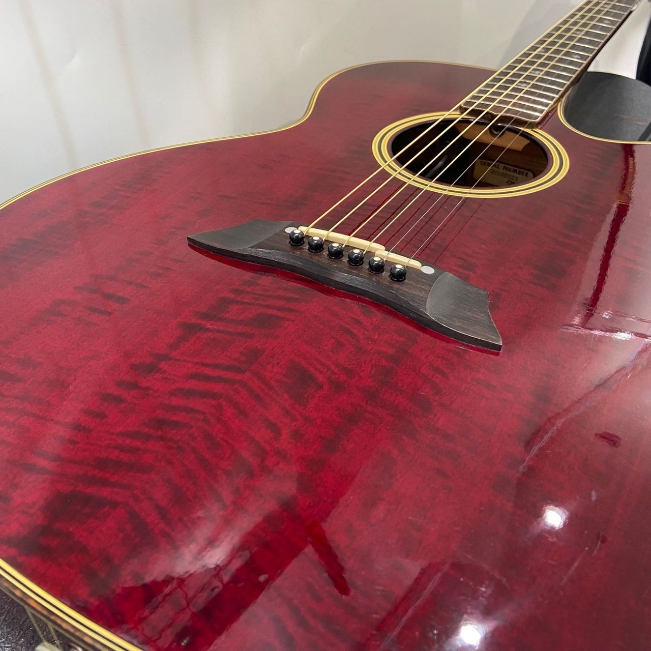 Takamine NPT-110 Wine Red 1992年 純正ハードケース付 【ピックアップ