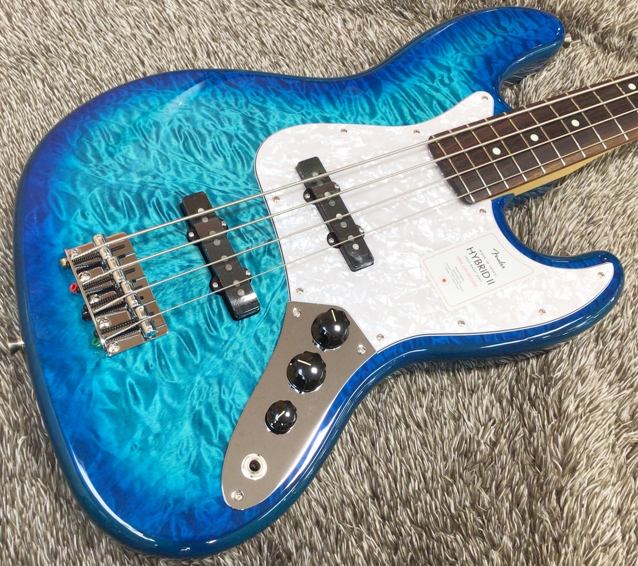 Fender 2024 Collection Made in Japan Hybrid II Jazz Bass Quilt