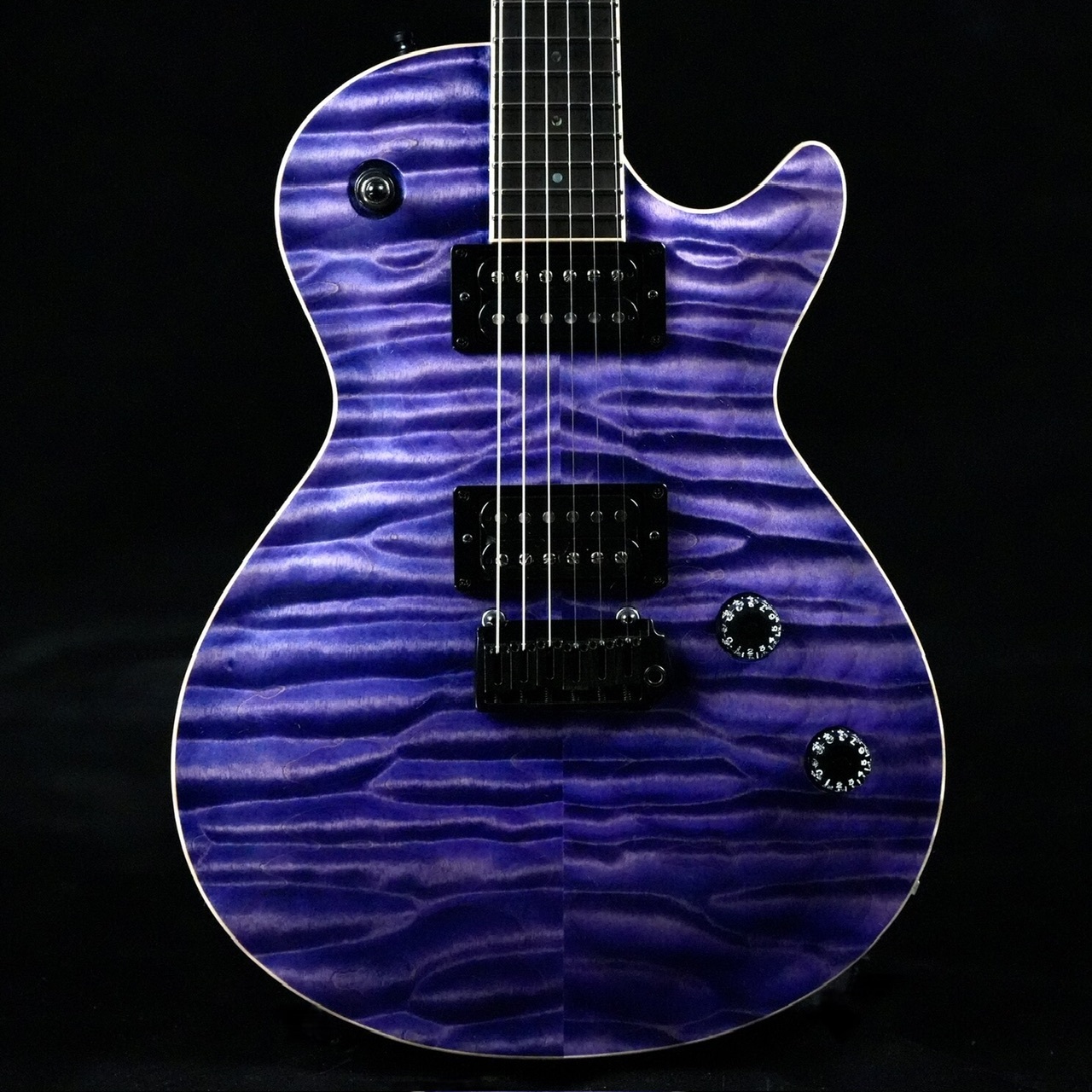 T's Guitars Arc-Singlecut22 5A Quilted Maple/Trans Purple（新品