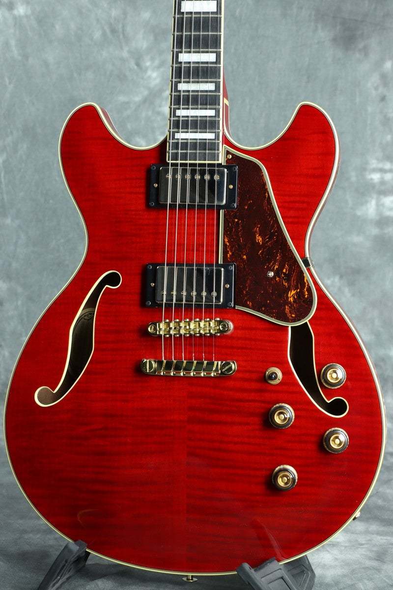 Ibanez AS93FM-TCD (Transparent Cherry Red) アイバニーズ セミアコ