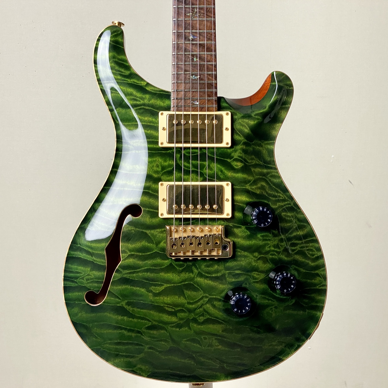 Paul Reed Smith(PRS) 【極上ワンピースキルトメイプル】Private Stock Semi Hollow #2370  -Malachite Green- 2009年製【USED】（中古/送料無料）【楽器検索デジマート】