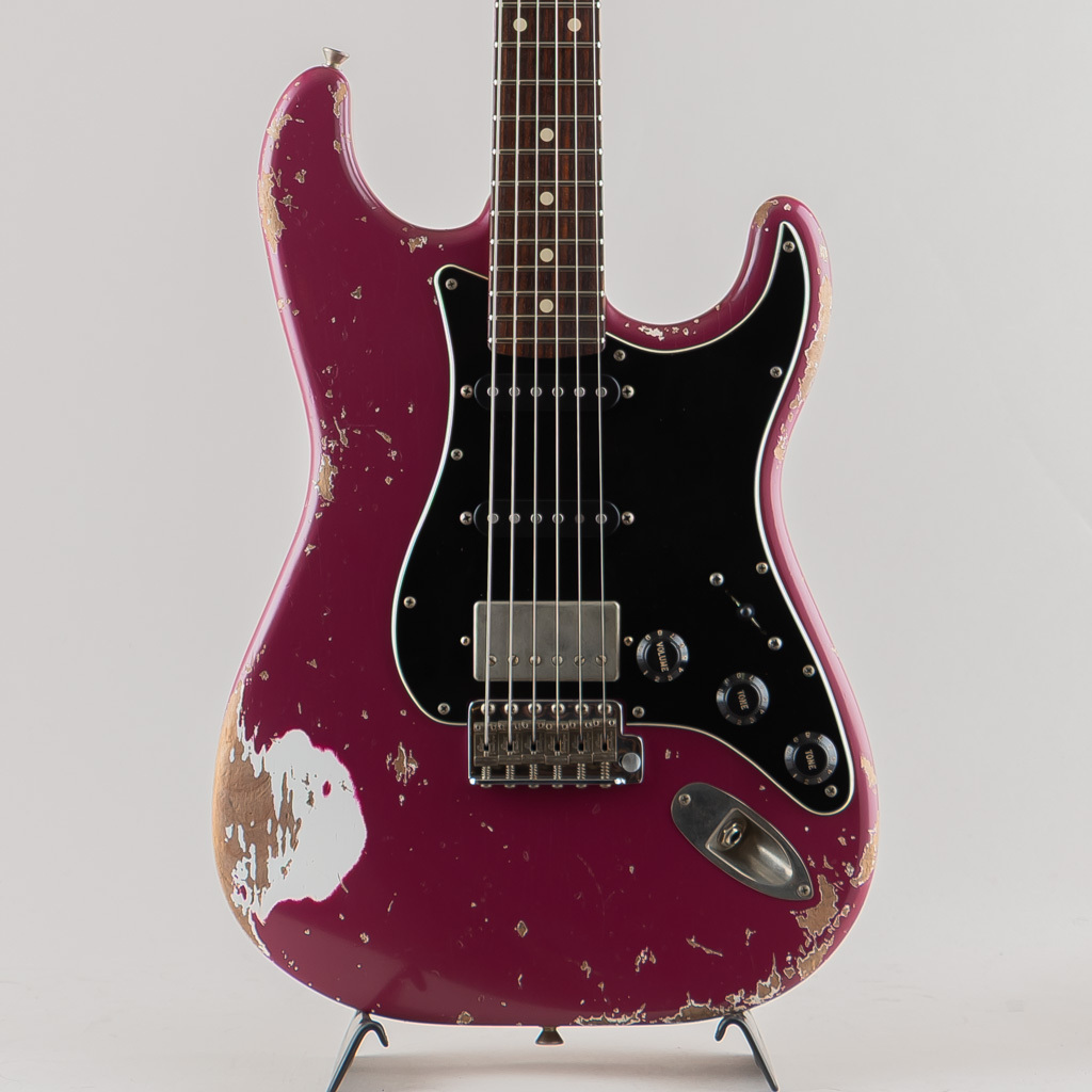 Xotic XSC-2 バーガンディメタリック 改造あり Xotic XSC-2 - Burgundy Mist over Black Paisley - Heavy Aged