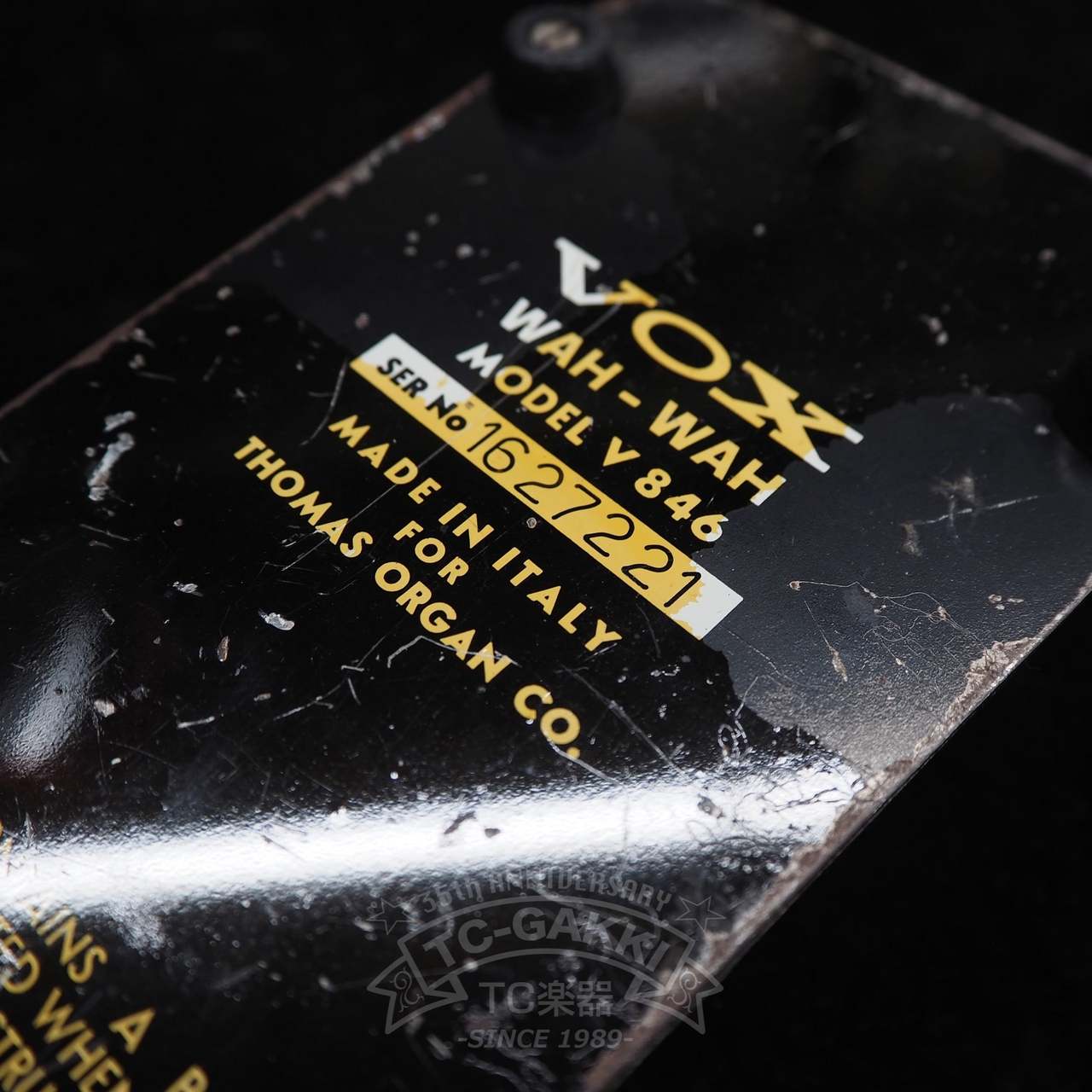 VOX V846 WAH-WAH (MADE IN ITALY FOR THOMAS ORGAN)（ビンテージ