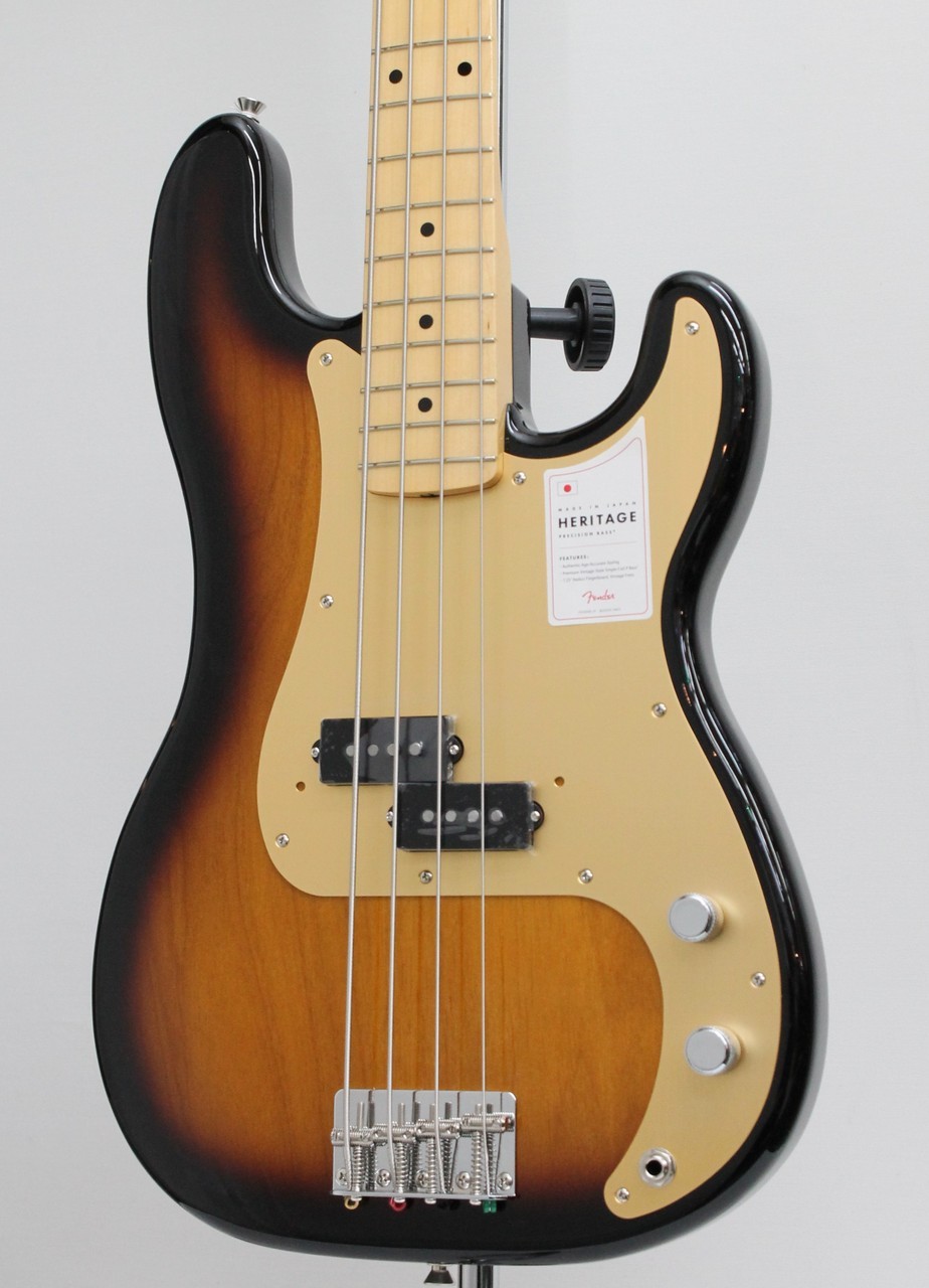 ベース Fender Heritage 50s Pre Bass Sunburst Fender Made in Japan Heritage 50s Precision Bass 2-Color