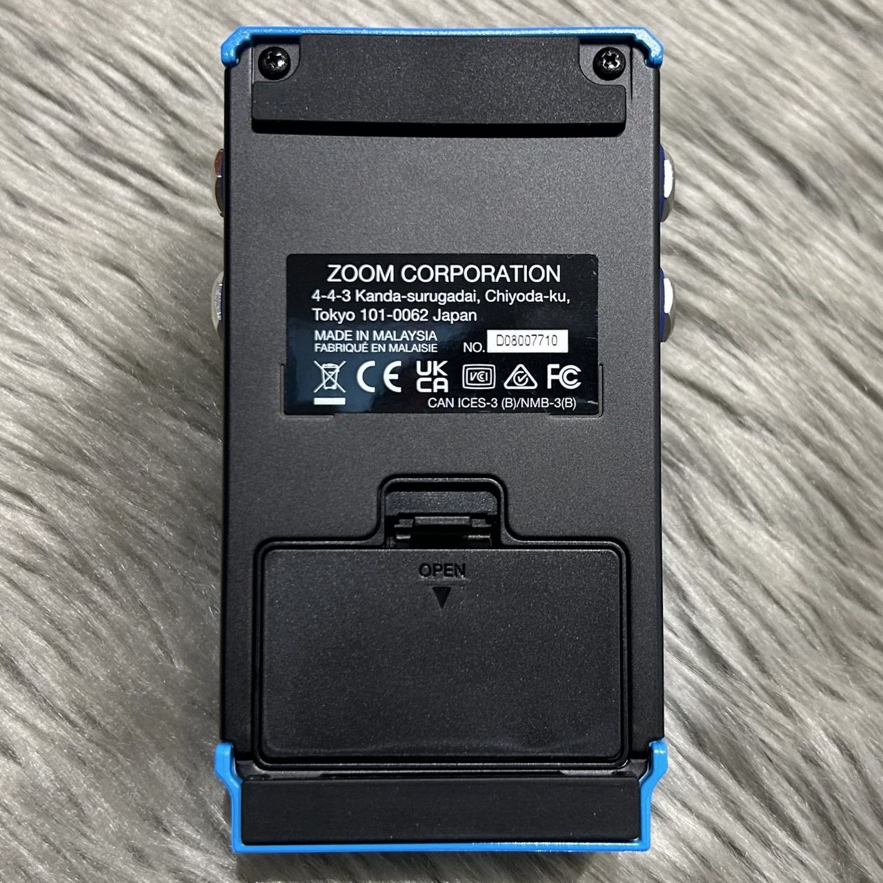 【新品同様】ZOOM MS-70CDR＋ マルチストンプ 空間系エフェクター ZOOM MS-70CDR+ MultiStomp ストンプボックス 空間系