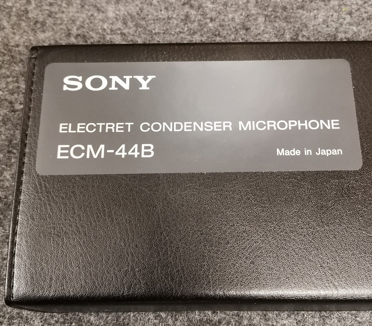 SONY ECM-44B 《電池で使えるコンデンサーマイク!》（新品）【楽器検索