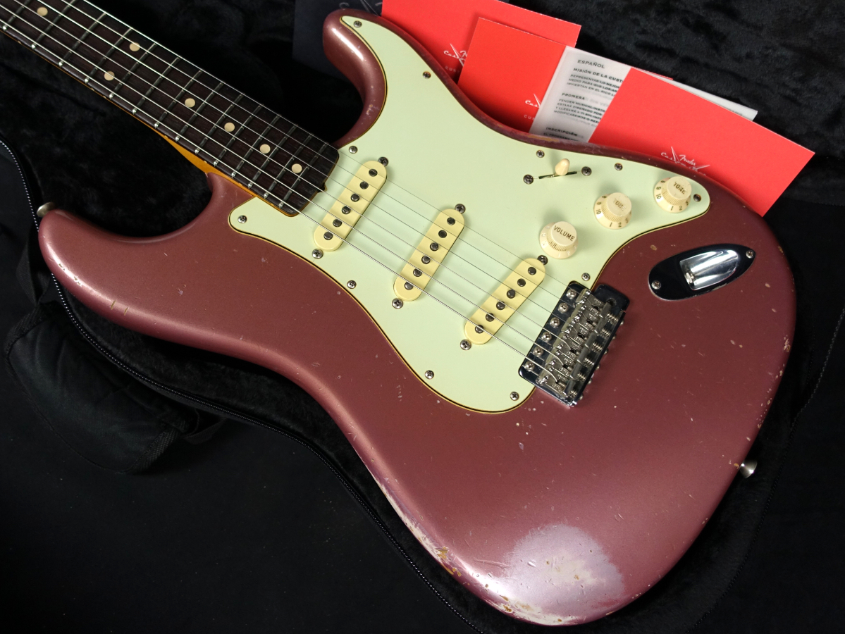 Fender Custom Shop 1960 Stratocaster Relic Burgundy Mist