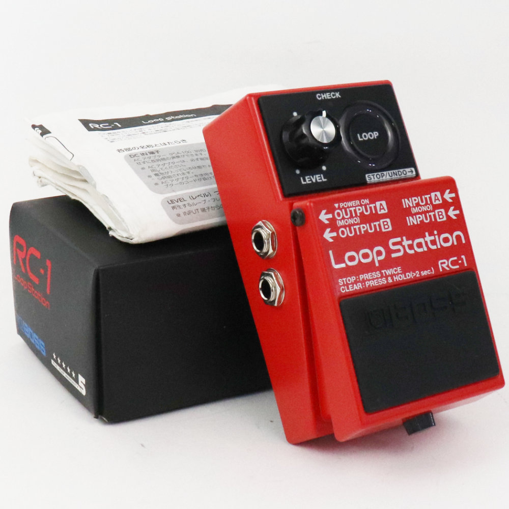 BOSS RC-1 Loop Station ギターエフェクター Boss RC-1 Loop Station Looper Pedal | Sweetwater