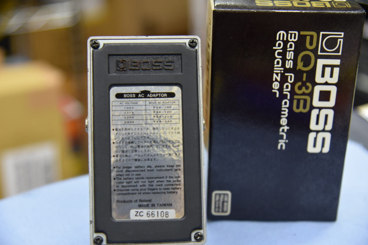 BOSS PQ-3B / Bass Parametric Equalizer（中古）【楽器検索