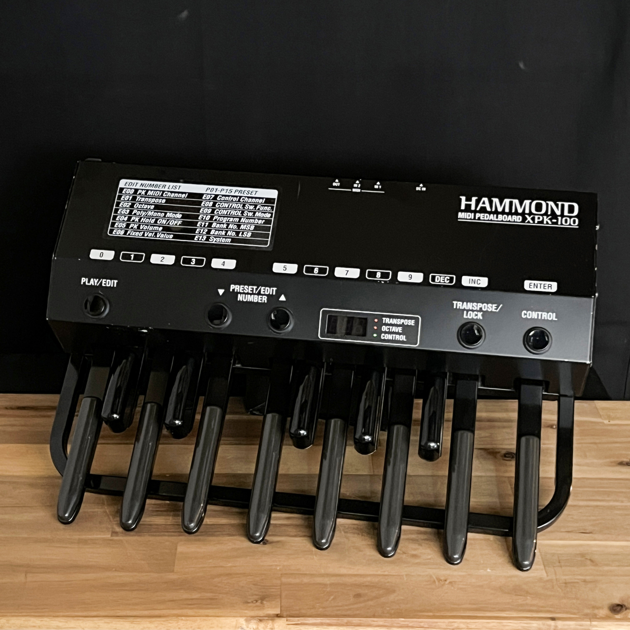 【生産終了】HAMMOND XPK-100 MIDIペダルボード 箱付美品 Hammond XPK-100 MIDI Pedalboard / 13-Key MIDI Pedal Keyboard（中古