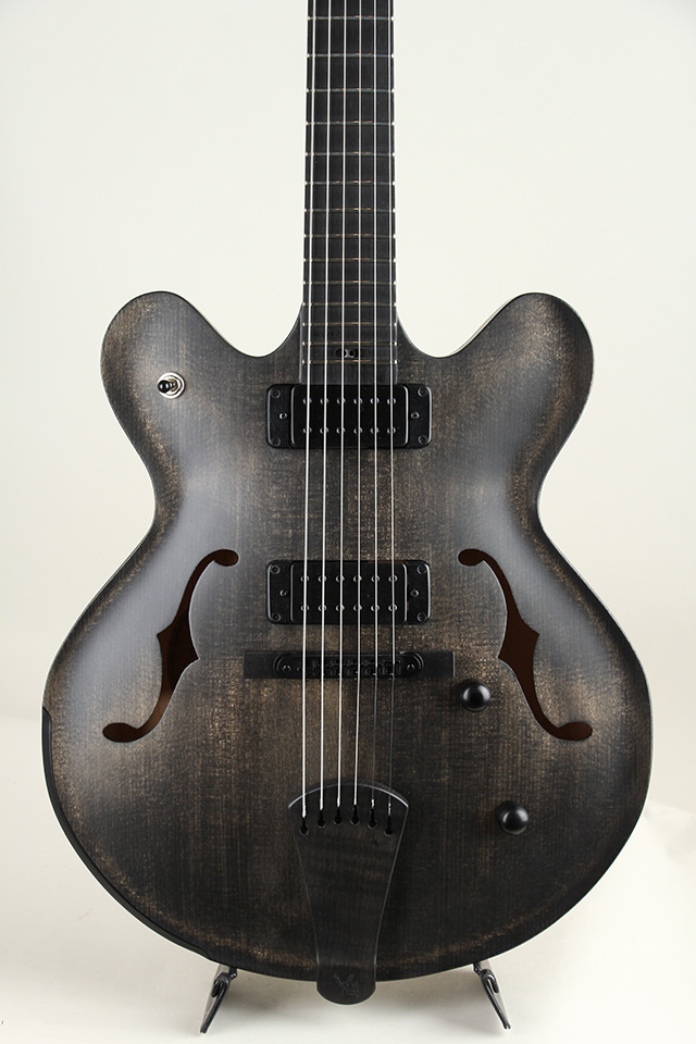 ギター victor baker model 35 semi hollow Victor Baker Guitars Model 35 Chambered Semi-hollow Ebony Tail