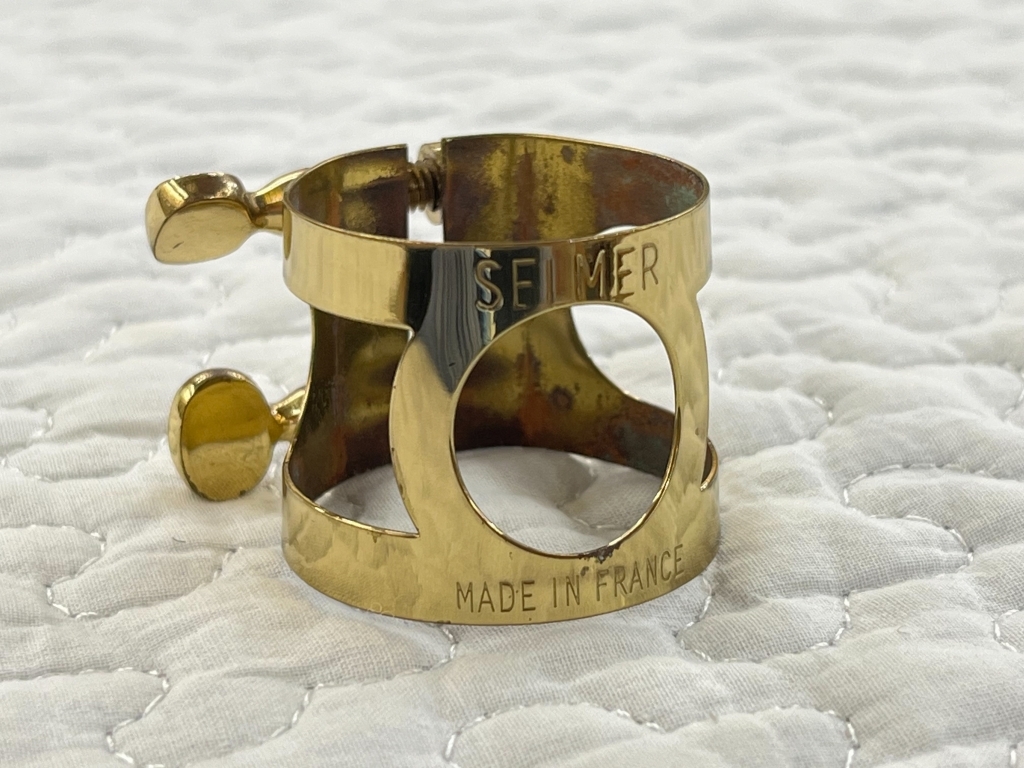 H. Selmer 純正リガチャー(旧) テナーサックスリガチャー 【中古