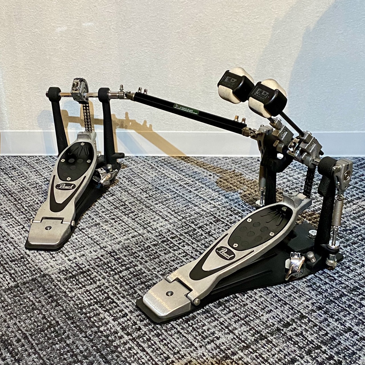 pearl ツインペダルエリミネーターツインペダルP-2002B 付属品多数