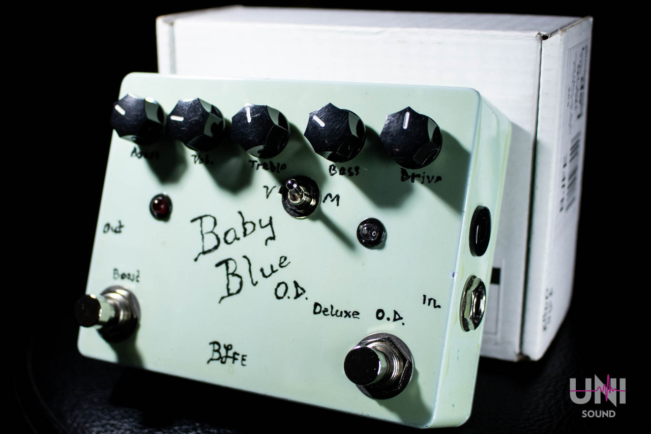 BJF Electronics Baby Blue Overdrive Deluxe with Toggle Switch