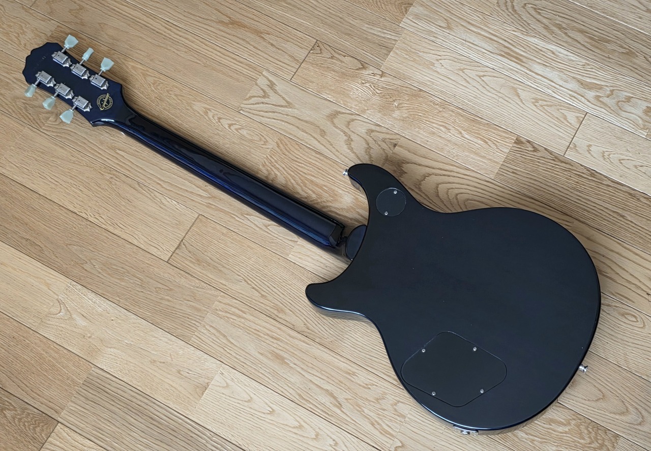 美品Epiphone / Tak Matsumoto DC Aqua Blue EpiphoneからB'z松本孝弘シグネチャ・モデル第3弾「Tak