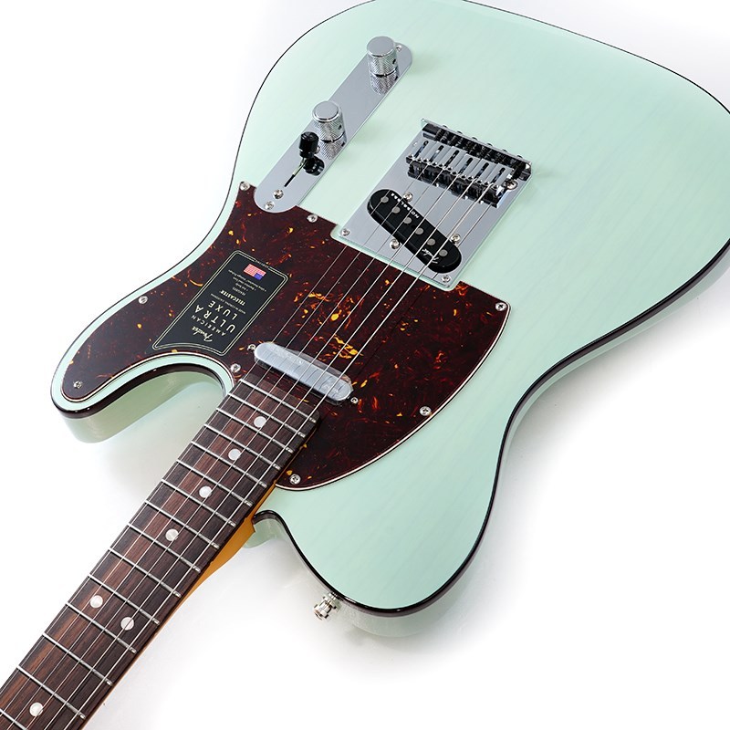 Fender American Ultra Luxe Telecaster (Transparent Surf Green