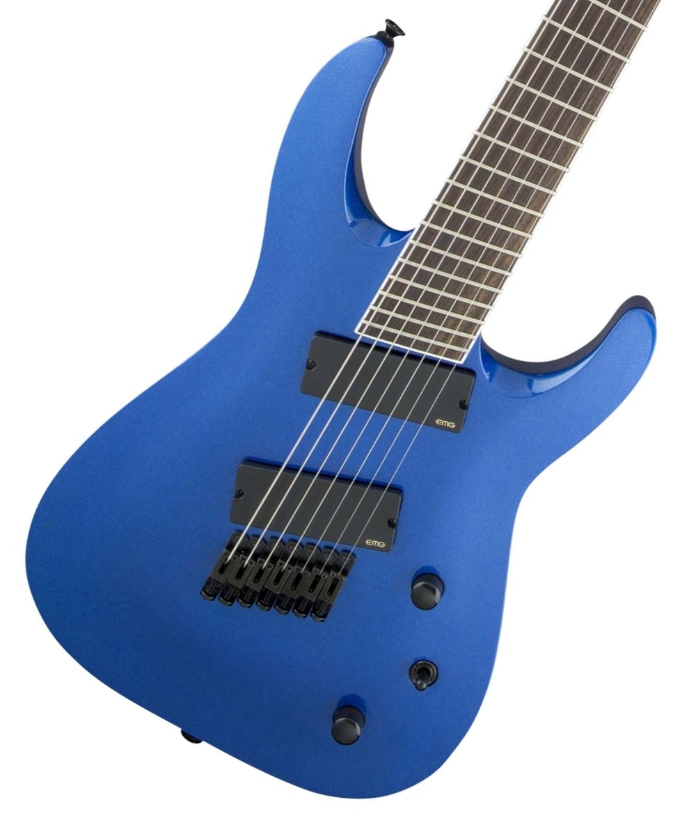 ギター swing guitar Ibanez Q547PB COL (Cosmic Blue Low Gloss) 7弦エレキギター ヘッド