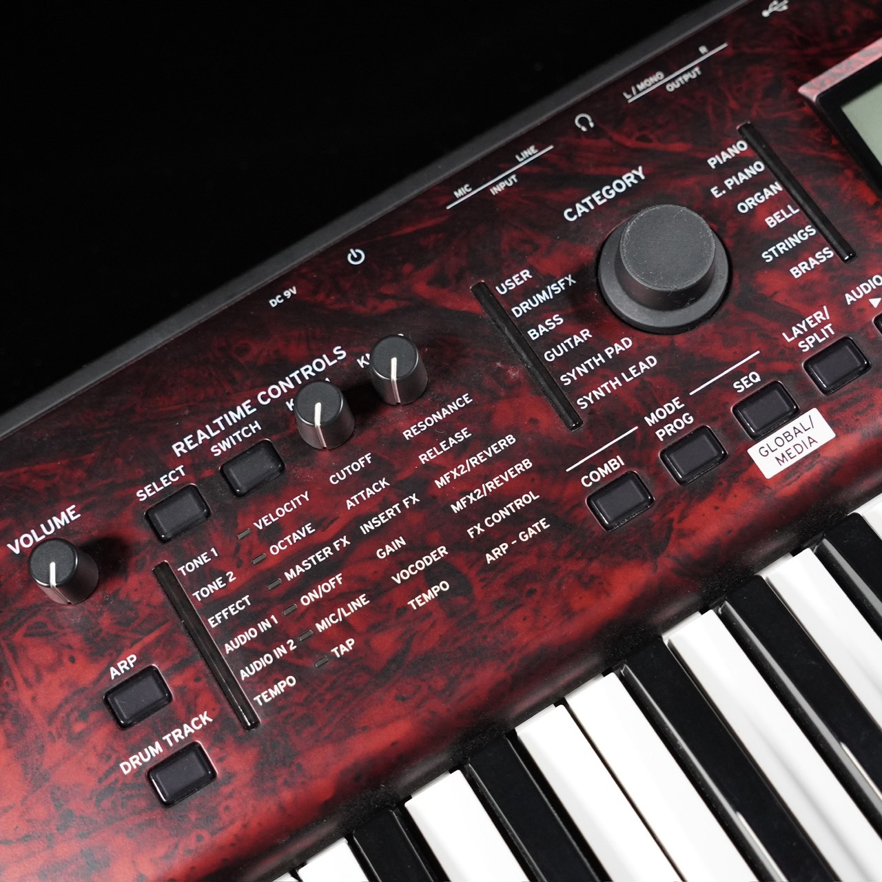 KORG KROSS2-61 Red Marble 限定カラー レッドマーブル 軽量【3.80kg