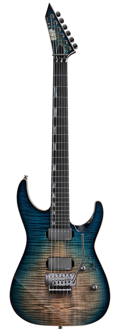 ESP M-II CTM FR/FM / Black Aqua Burst C（新品/送料無料）【楽器検索