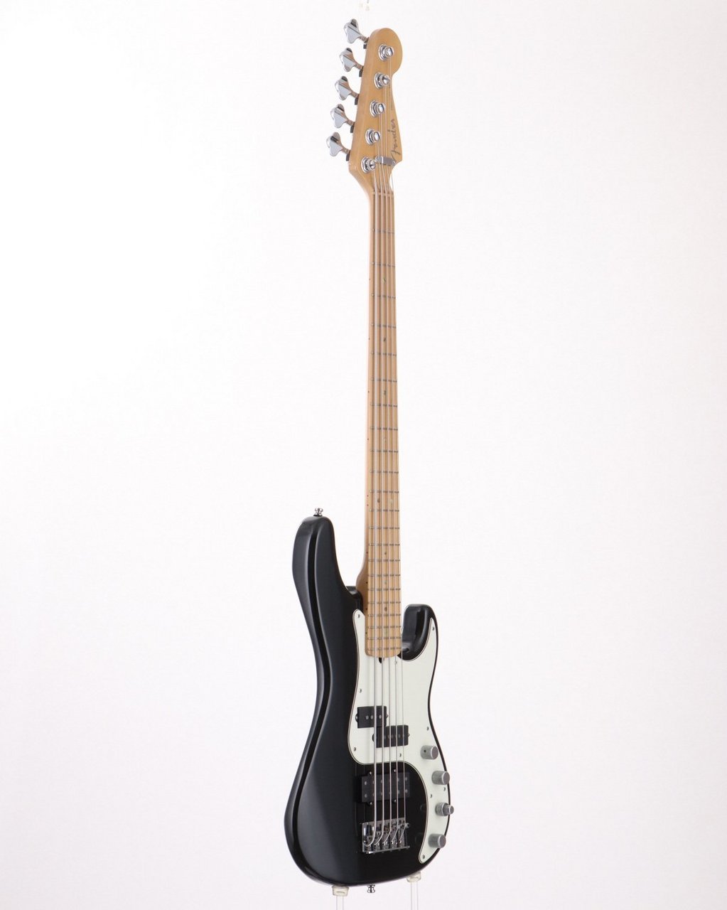 メンテ済Fender1975Precision Bass 3.9Kg Black Fender American Deluxe Precision Bass V PH Black 【新宿店】（中古