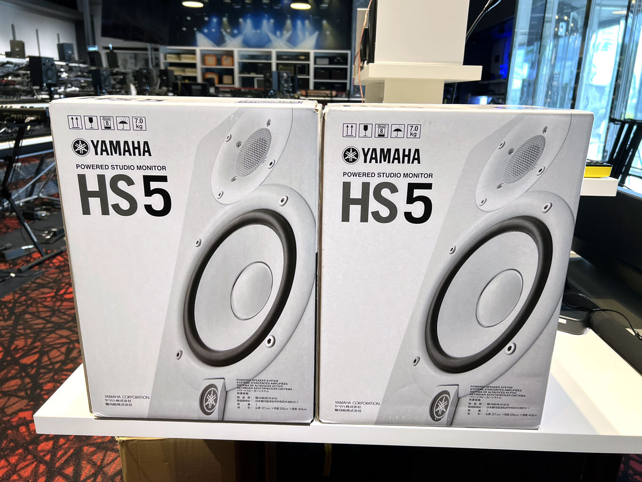 YAMAHA HS5W【ホワイト/ペア/2本】(店頭展示品)【送料無料】（B級特価