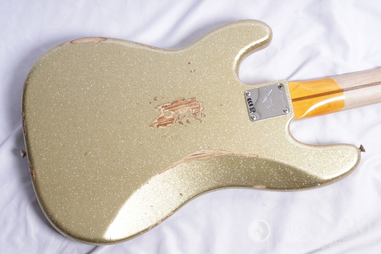 ベース J Fender Bass Heavy Relic Champagne Gold Custom Build J Signature Precision Bass Heavy Relic