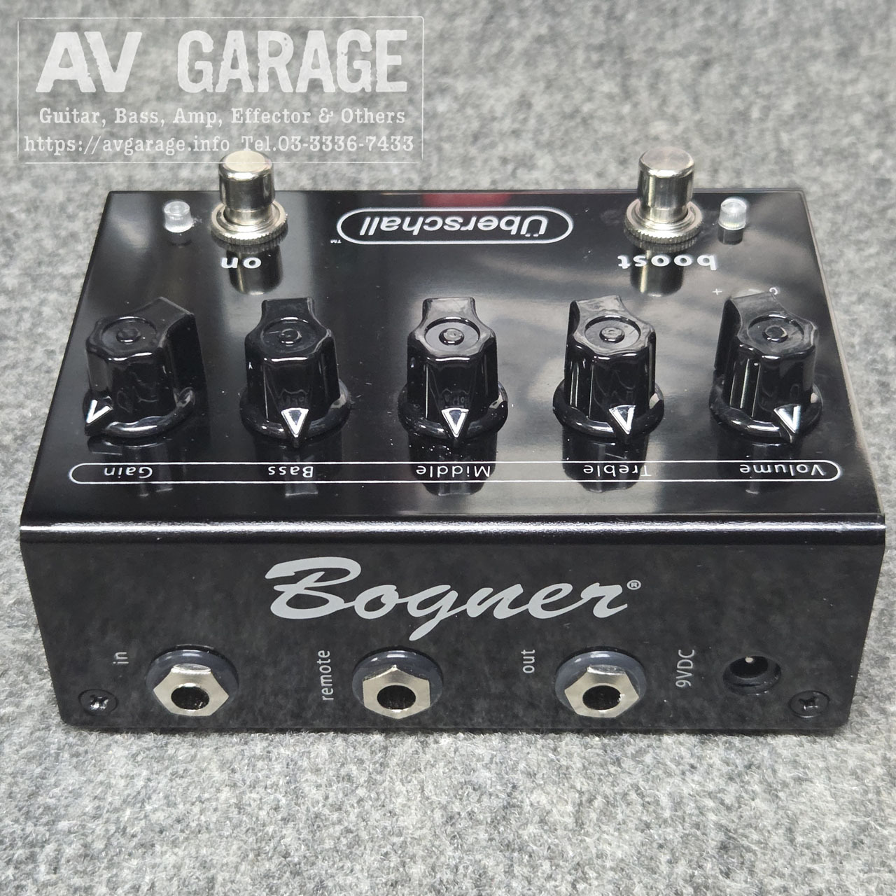 Bogner Uberschall ハイゲイン ディストーション Bogner Uberschall - ストトレートでハードなディストーションが