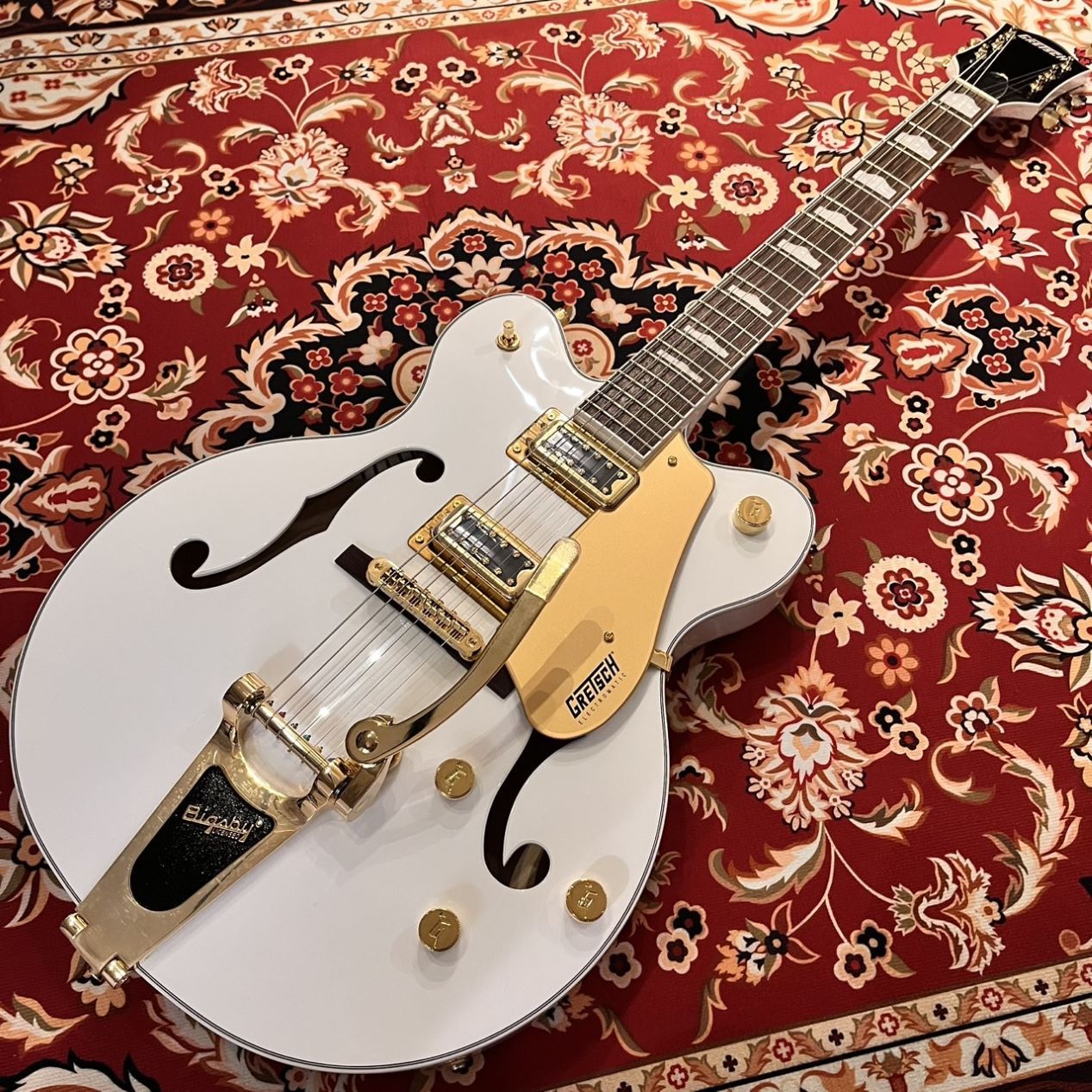Gretsch G5422TG crest White フルアコ Gretsch G5422TG Snowcrest White フルアコギター（新品/送料無料