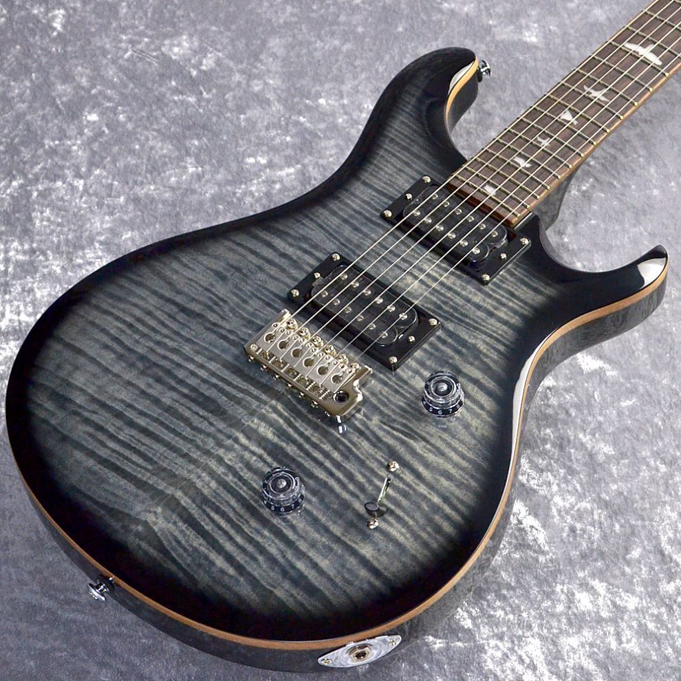 ギター PRS SE custom24 faded gray black PRS SE Custom24 Faded Gray Black Burst エレキギター ポール