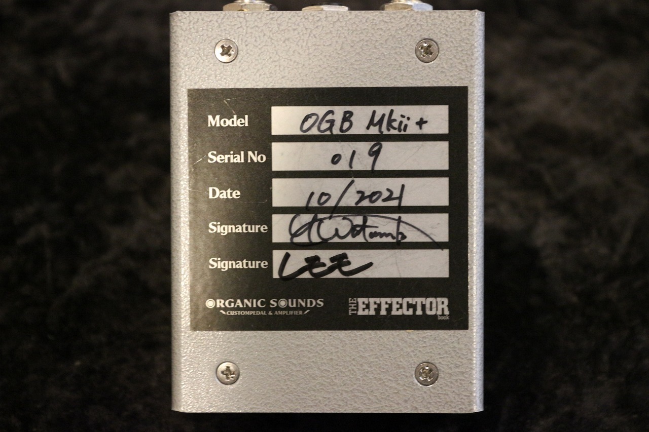 Organic Sounds OGB MKII+ #019【廃番】【限定生産品】【TONE