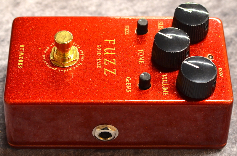 HTJ-WORKS GOLD HAZE FUZZ -Gelmanium & Silicon engine ～Candy Red