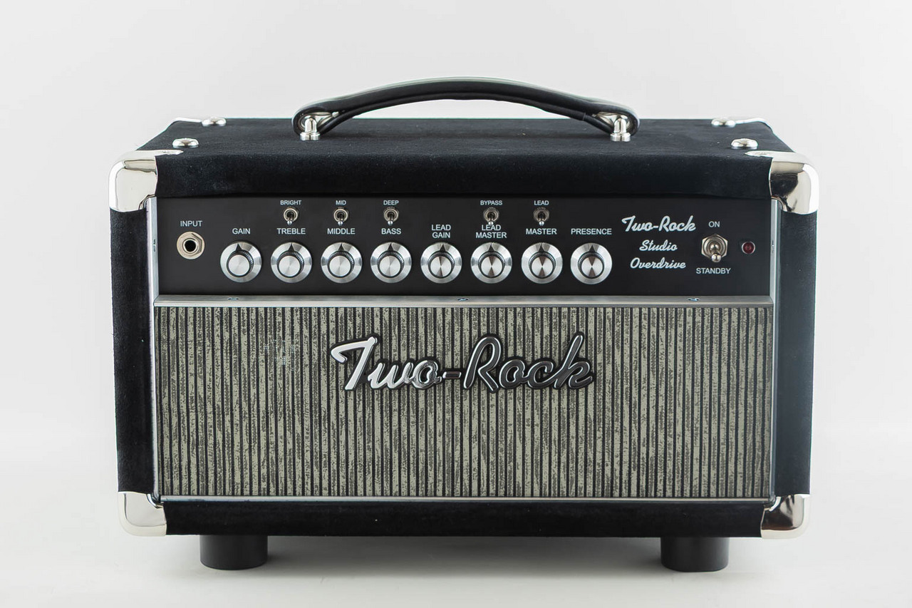 TWO ROCK Studio Overdrive 35Watt Head w/Black Suede/Pinstripe