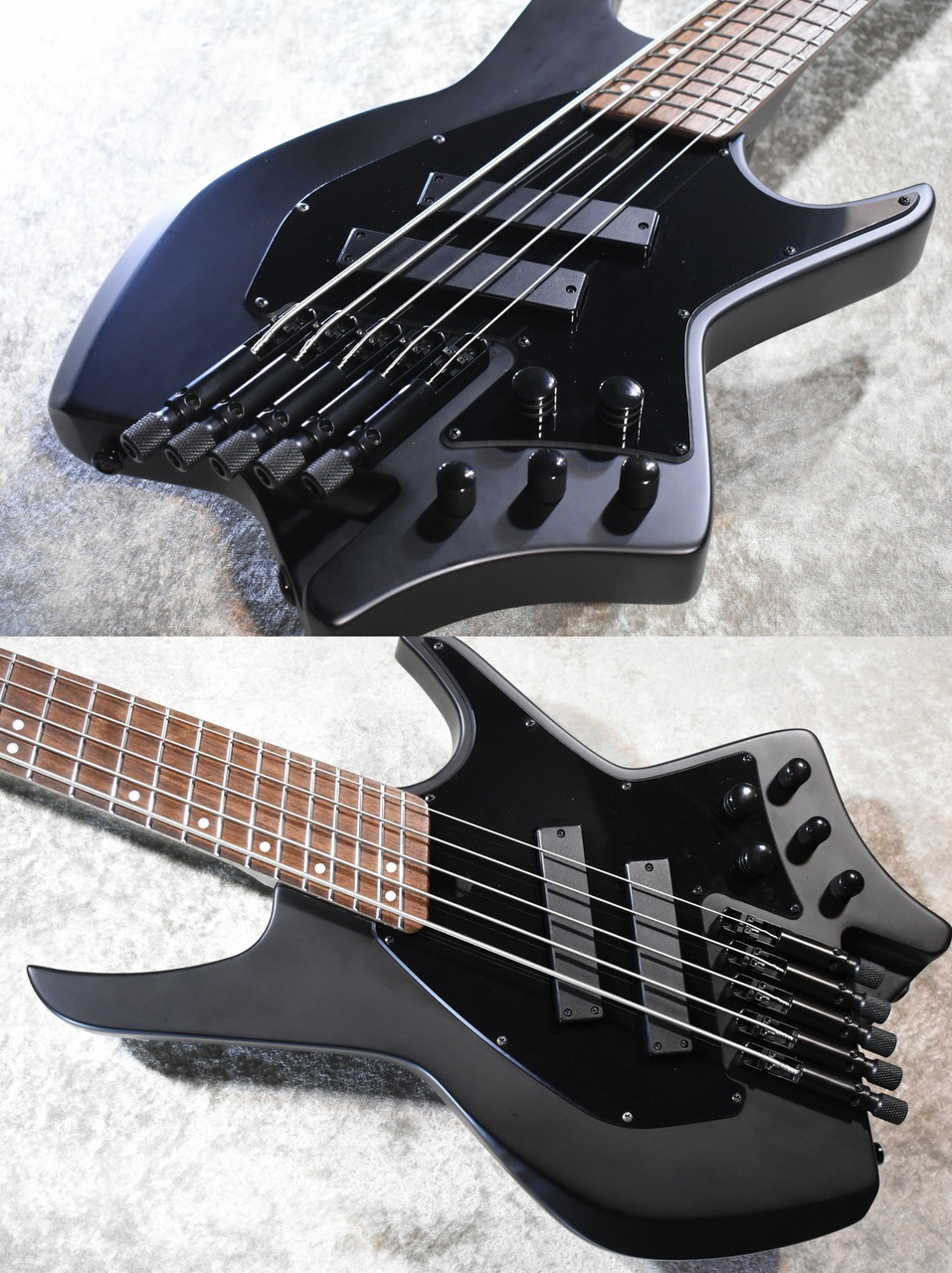 HEX Guitars NB505 Black【3.76kg】【ヘッドレス】【5弦】【中古/USED