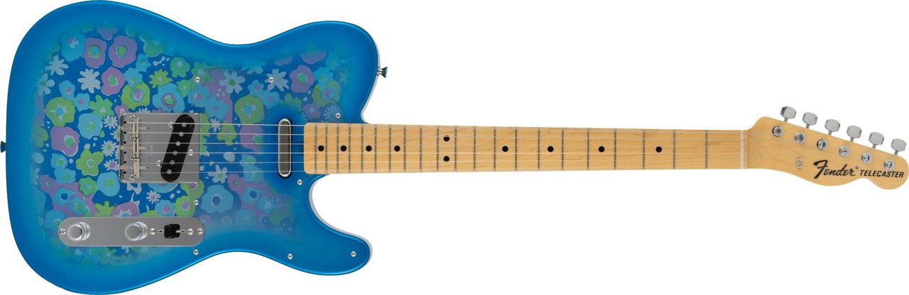 【最終値下げ！】ブルーフラワー ギター TL-Blue Flower Fender Made in Japan Limited Telecaster Blue Flower【限定復刻