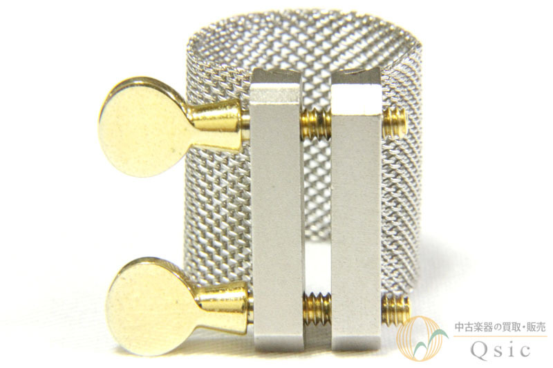 オレガチャー　アルトサックス用リガチャー OLEG Olegature White Rhodium SIZE#17 アルトサックス用