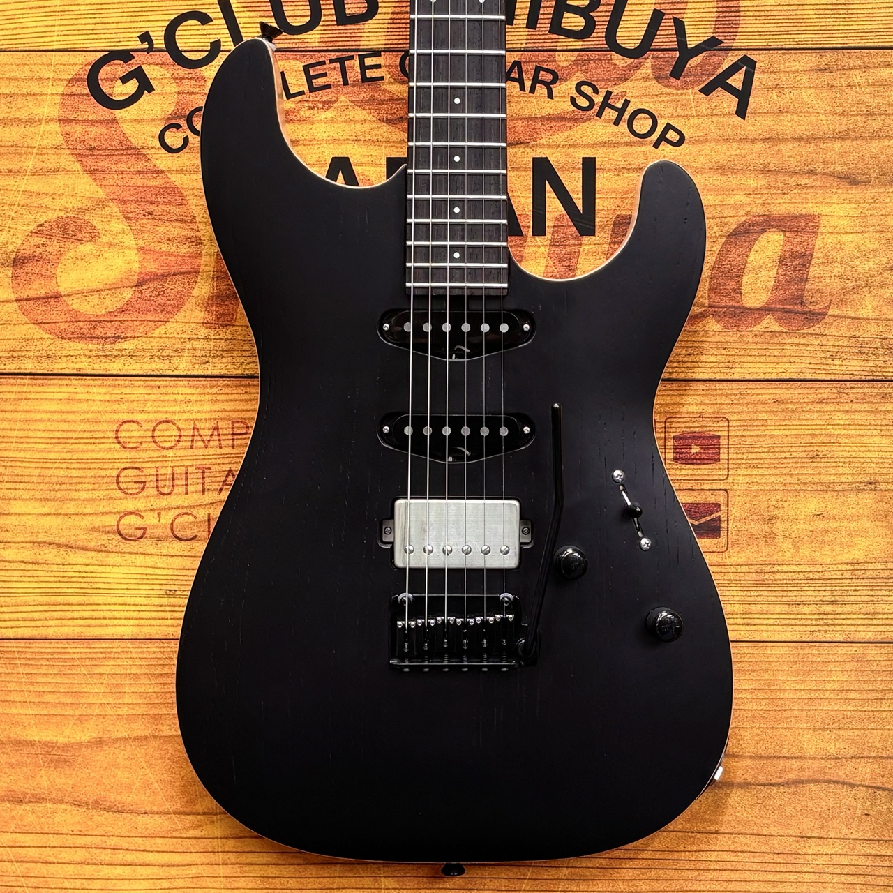 SAITO GUITARS S-622 SSH Wenge Neck & Fingerboard Black 3.25kg
