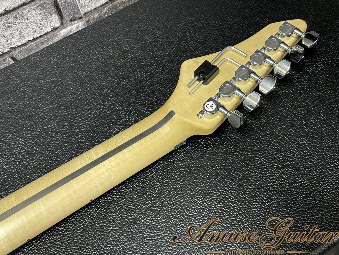 Vigier Guitars VE6-CV1 Excalibur Original Rock Art design / Maple 