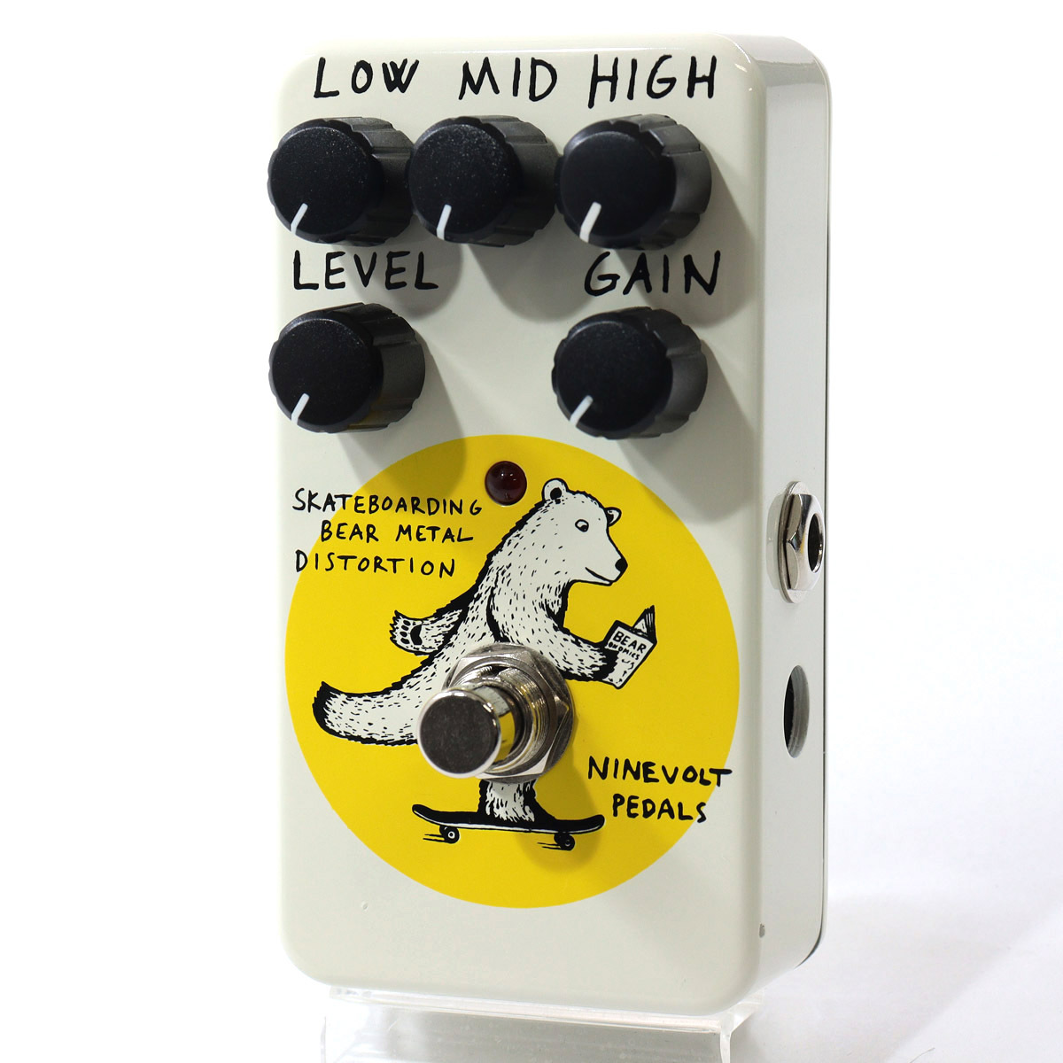 レア　SKATEBOARDING BEAR L DISTORTION NINEVOLT PEDALS Skateboarding Bear Metal Distortion 【池袋店
