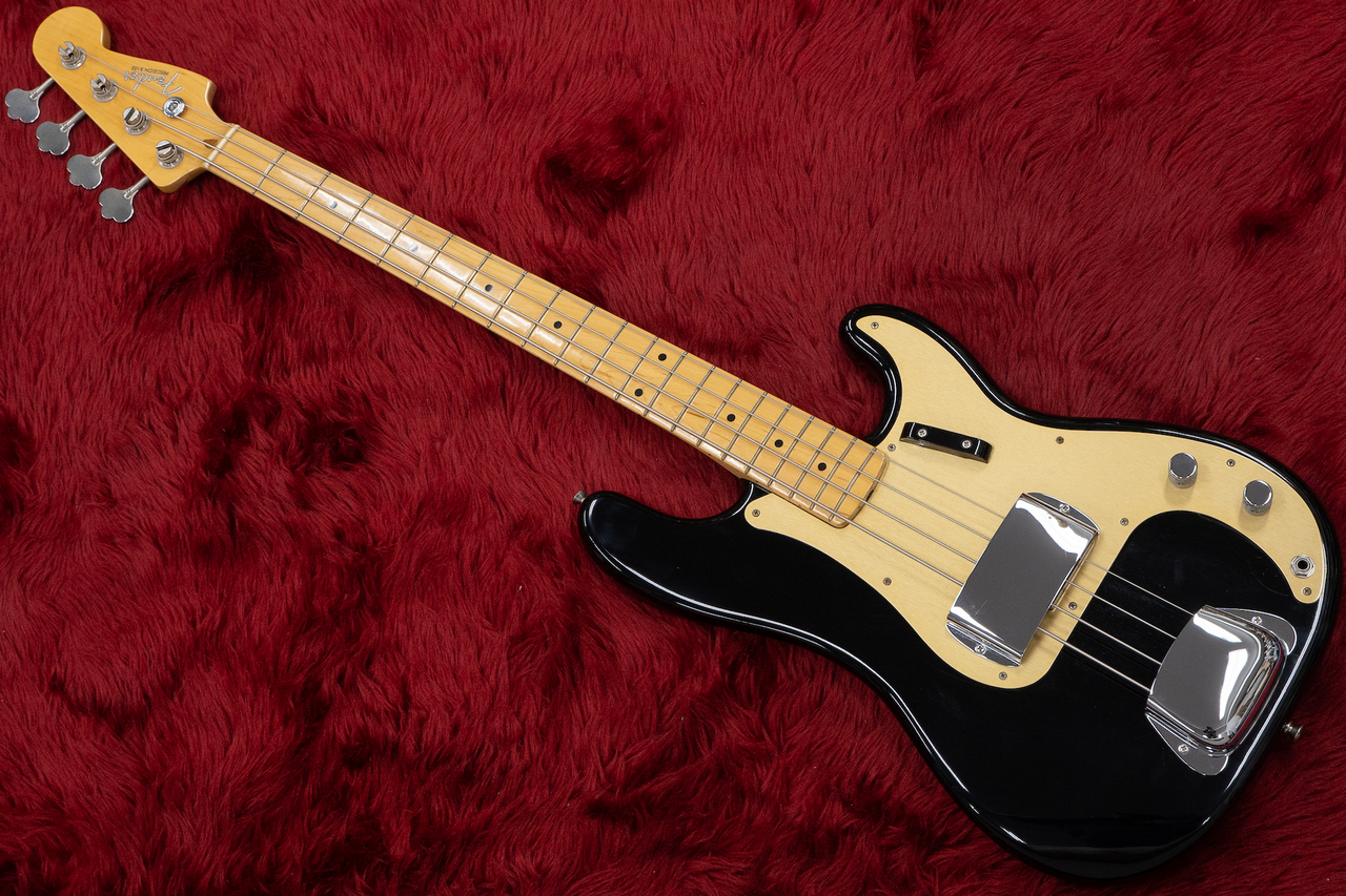 Fender New American Vintage 58 Precision Bass Black #V1313571 3.77 