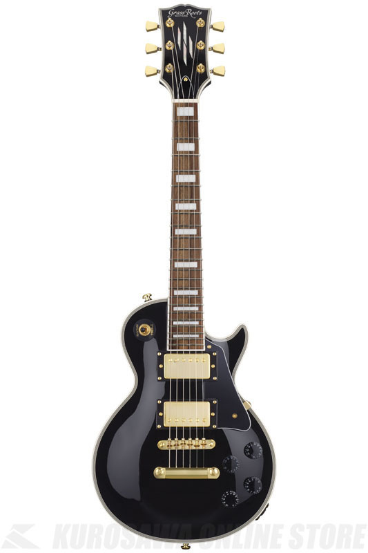 GrassRoots Mini Guitar Series G-LPC-MINI/2H (Black)（新品