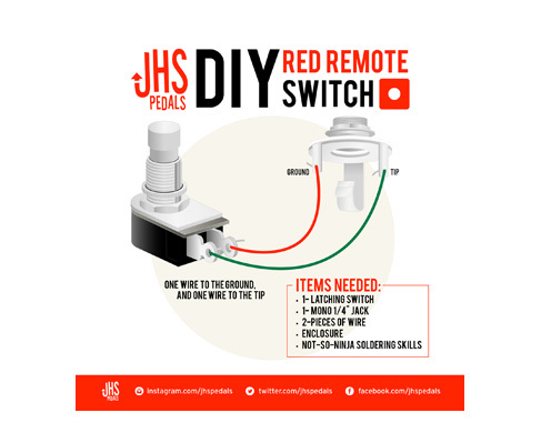 JHS Pedals Twin Twelve V2＋リモートスイッチ&ケーブル JHS Pedals Twin Twelve V2＋リモートスイッチ&ケーブル RED