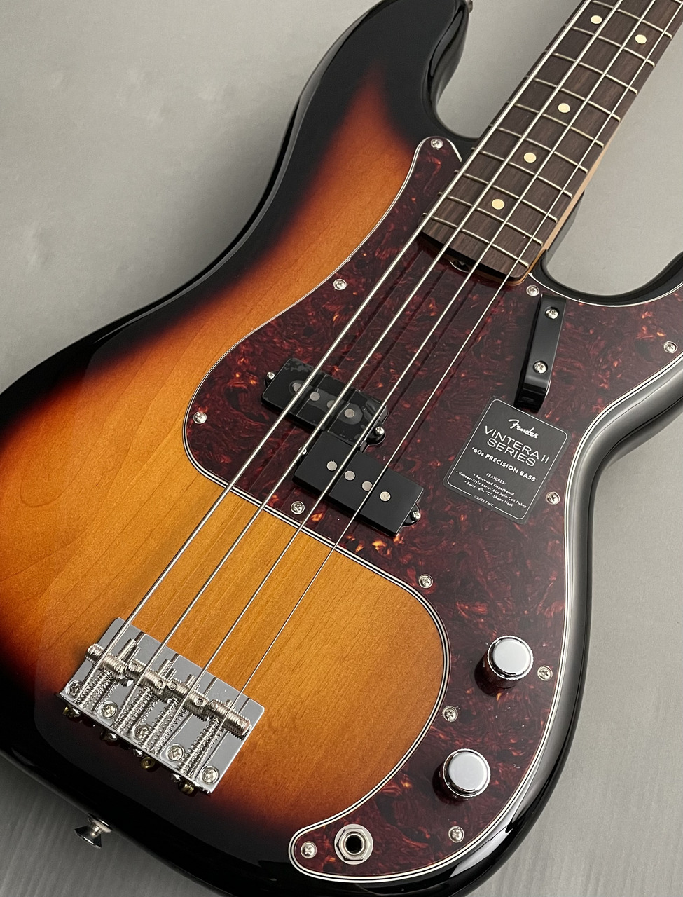 Fender Vintera II '60s Precision Bass -3-Color Sunburst -【NEW 