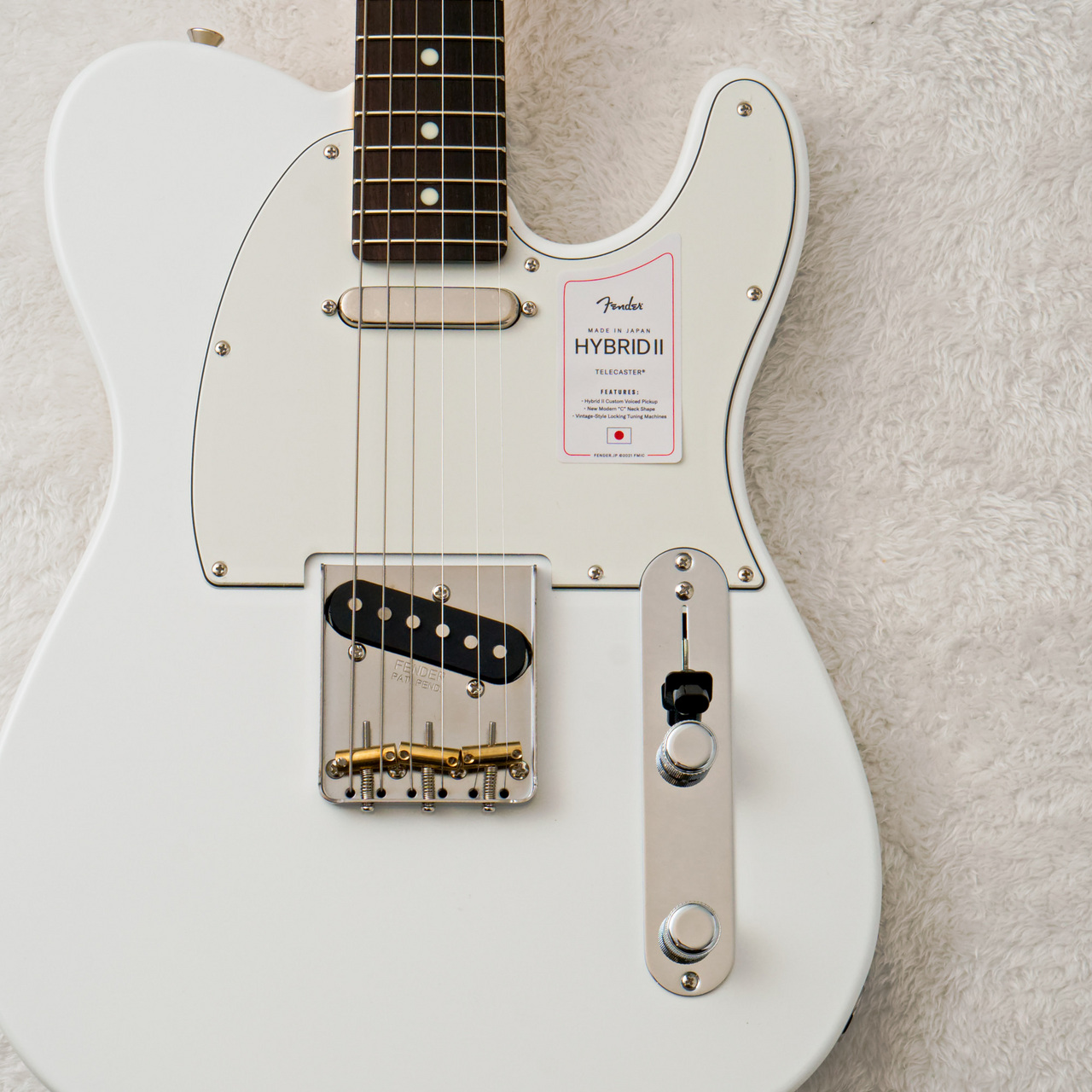 Fender MIJ HYBRID II TELECASTER Arctic White / AWT 【軽量個体