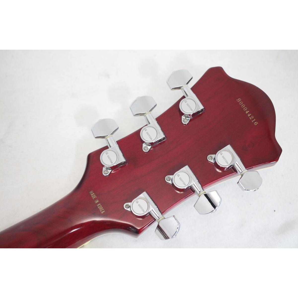 【極美品】Aria FA80-SP シルバースパークル フルアコ エレキギター 届きました、スイングスター擬きのARIA FA-80 です。