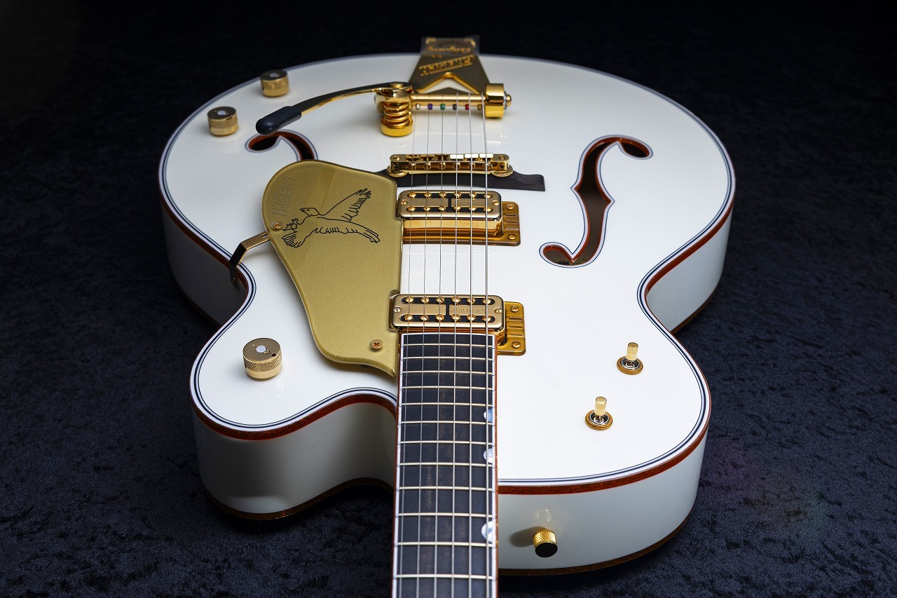 Gretsch USA Custom Shop G6136CS 1959 White Falcon NOS Build by