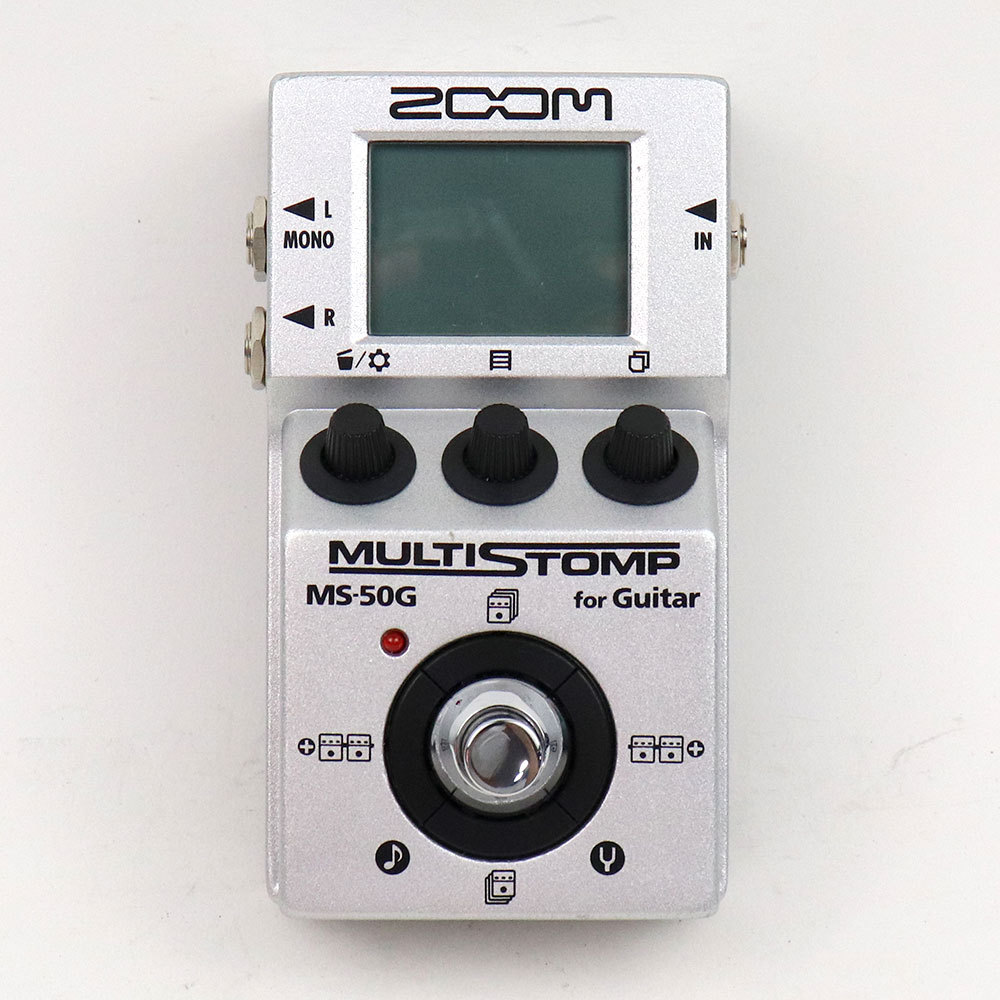 【中古美品】zoom ms-50g マルチストンプ ZOOM 【中古】 マルチエフェクター ZOOM MultiStomp MS-50G