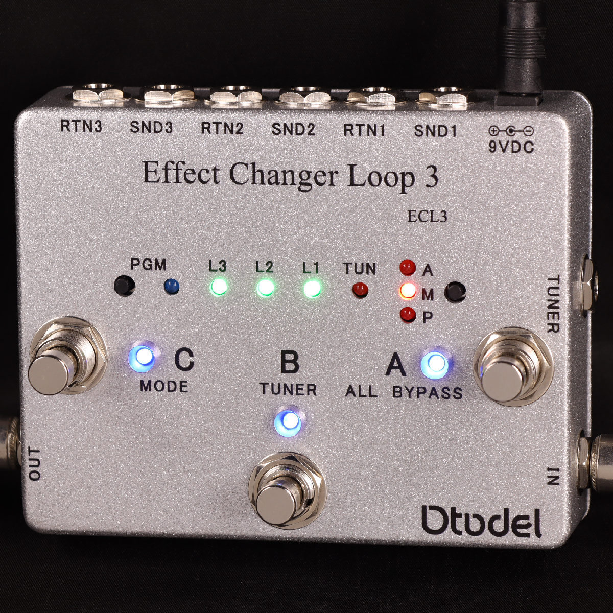 Otodel ECL3 Effect Changer Loop 3 ラインセレクター スイッチャー 