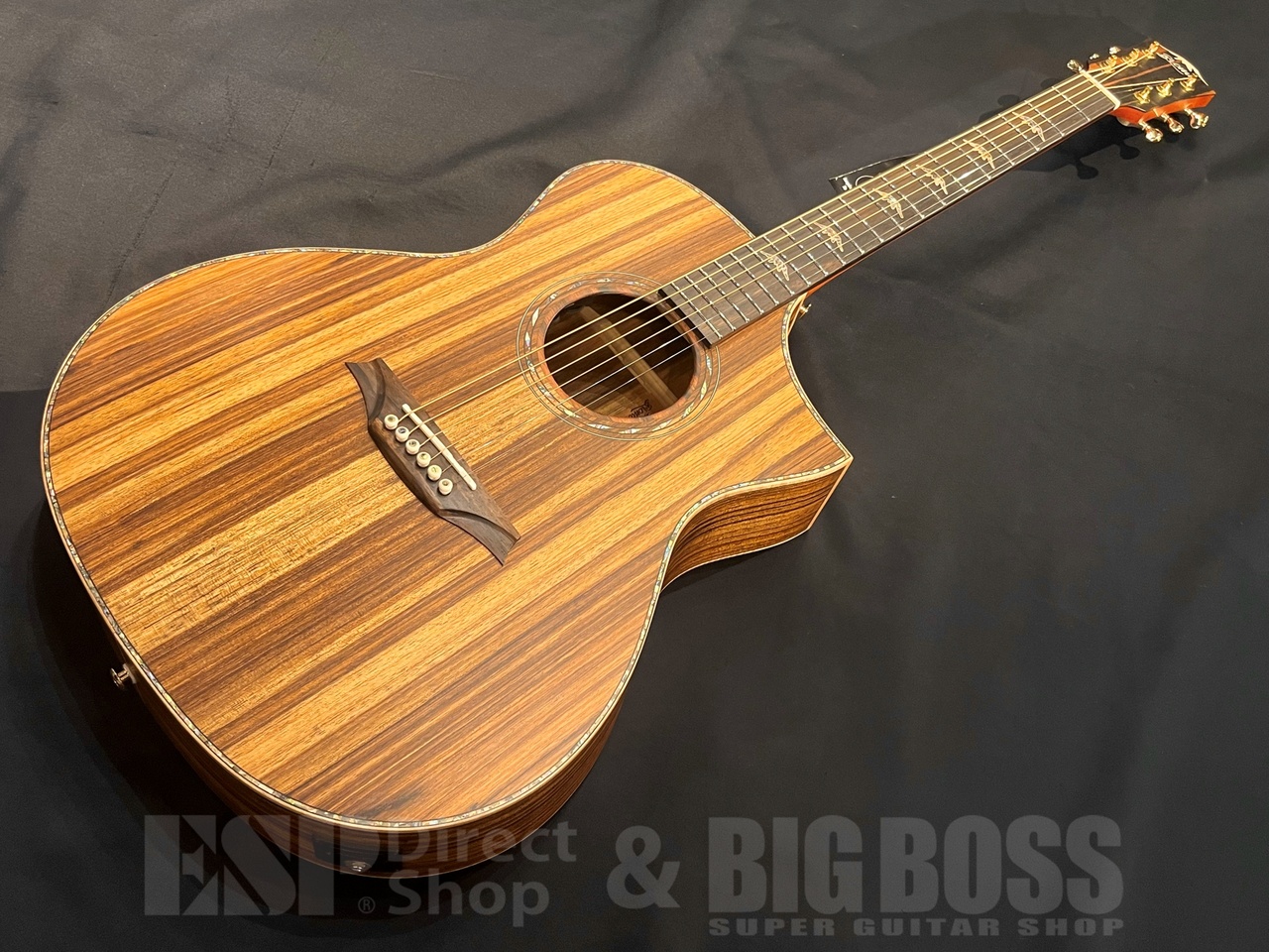Bromo Guitars BAR4GCEエレクトリックアコースティックギター 高級感溢れるマンゴー単板ボディを採用した「Bromo Guitars