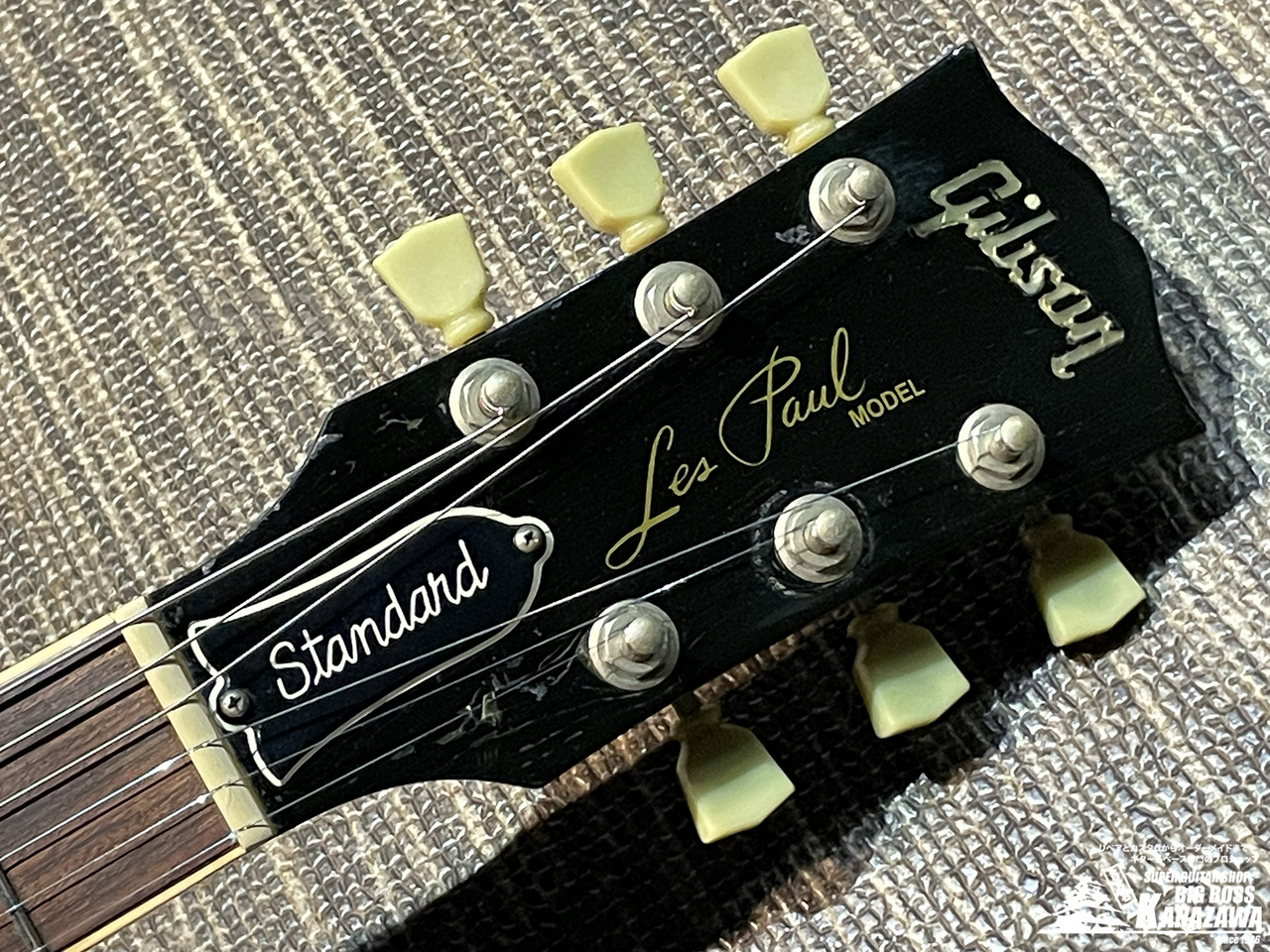Gibson Les Paul Standard 1993【ピックアップ交換! ネック折れ修理跡