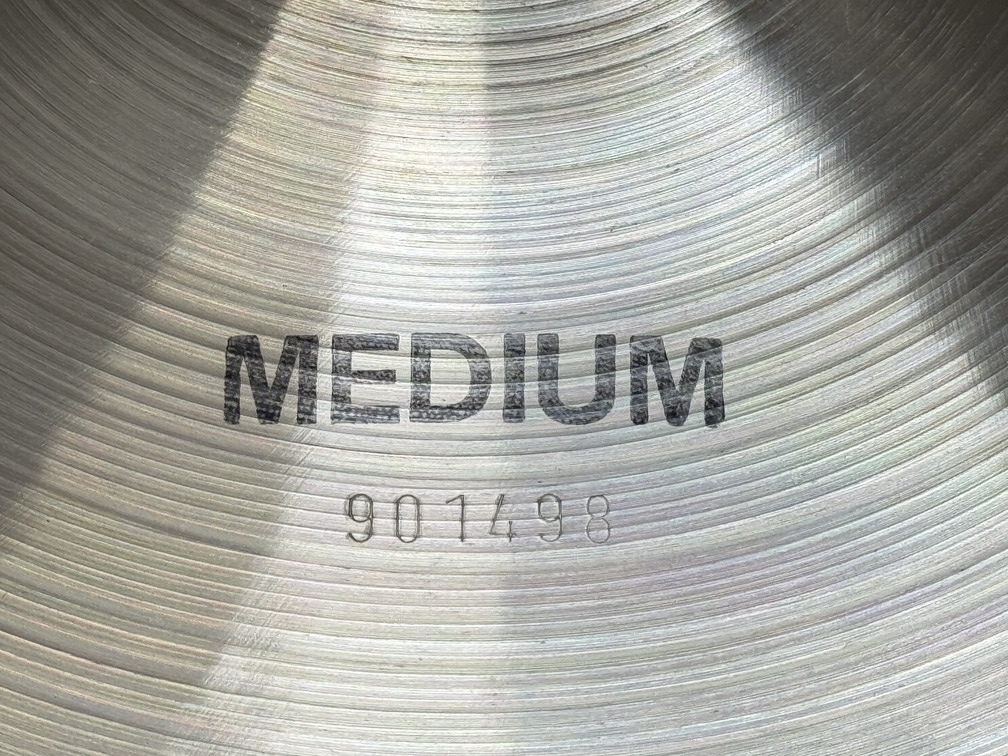 PAiSTe VINTAGE PAISTE 79年代製 2002 黒ロゴ クラッシュ16インチ
